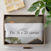 Decoupage Rustic Donkey Barn Farmhouse 16x20  Tissuepapier (Geschenk)