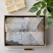 Decoupage Rustic Tractor & Barn  Tissuepapier (Geschenk)