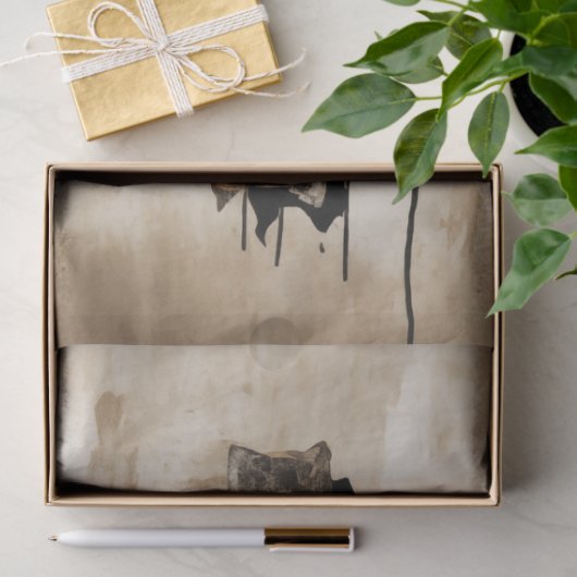 Decoupage Rustiek Paashout Kruis Tissuepapier (Geschenk)