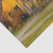 Decoupage Rustieke Gele Schuur Windmill Willow Tre Tissuepapier (Detail)