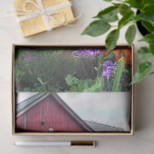 Decoupage Rusty Blue Truck Flowers Tissuepapier (Geschenk)