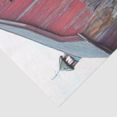 Decoupage Rusty Blue Truck Flowers Tissuepapier (Detail)