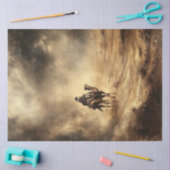 Decoupage Sahara Desert Storm komt eraan Tissuepapier (Craft)