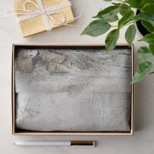 Decoupage Santa Chair & Tree Tissuepapier (Geschenk)