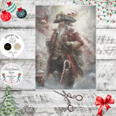Decoupage Santa Claus Steampunk Pirate Tissuepapier