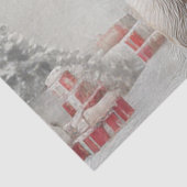 Decoupage Santa & Rudolph Praying Christmas Eve Tissuepapier (Detail)