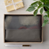 Decoupage  Santa Shushing Tissuepapier (Geschenk)