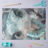Decoupage Shimmering Hagedis Slang Creature Tissuepapier (Craft)