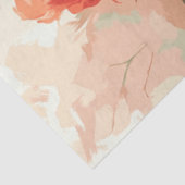 Decoupage Skelet in Perzikbloemen Tissuepapier (Detail)