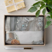 Decoupage Skeleton Getrouwd paar Tissuepapier (Geschenk)