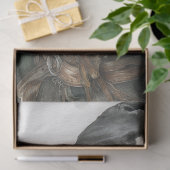 Decoupage Skeleton Gunslinger Herfstkleuren Tissuepapier (Geschenk)