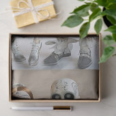 Decoupage Skeleton Paar Verliefd Tissuepapier (Geschenk)