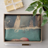 Decoupage Skeleton Sombrero Gitaarspeler Tissuepapier (Geschenk)