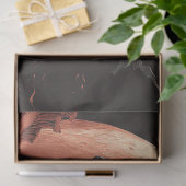 Decoupage Skelton Black Red Moon Rider Halloween Tissuepapier (Geschenk)