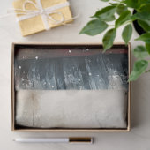 Decoupage  Sneeuwman op slee Tissuepapier (Geschenk)