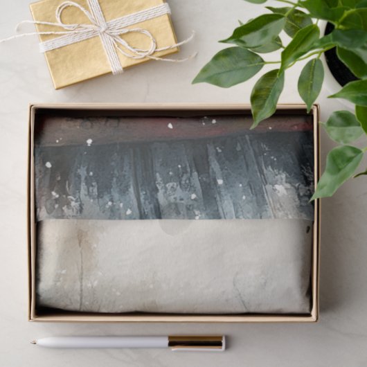 Decoupage  Sneeuwman op slee Tissuepapier (Geschenk)