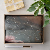 Decoupage Sneeuwman Roze Sjaal Sled Tissuepapier (Geschenk)