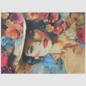 Decoupage Sophisticated Lady Distressed Achtergron Tissuepapier (Voorkant)