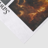 Decoupage Spiritual Journey 26x6 Handsaws Tissuepapier (Detail)