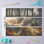 Decoupage Spiritual Journey 26x6 Handsaws Tissuepapier (Craft)