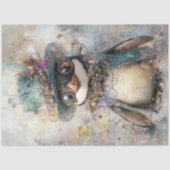 Decoupage Steampunk Extradentaire Pinguïn Tissuepapier (Voorkant)