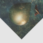 Decoupage Steampunk Hete Luchtballon Cosmic Sky Tissuepapier (Detail)