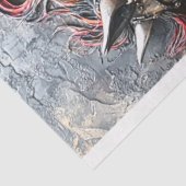 Decoupage Steampunk Iron Horse Gearheart Tissuepapier (Detail)