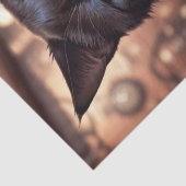 Decoupage - Steampunk kat drink bier - Tissuepapier (Detail)