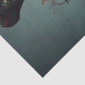 Decoupage Steampunk Victoriaans Mooie Vrouw Tissuepapier (Detail)