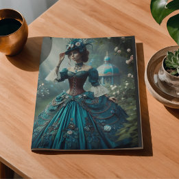 Decoupage Steampunk Vintage Victorian Garden Lady Tissuepapier