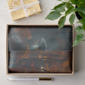 Decoupage Stoomlocomotief Herfst Bos & Vuur Tissuepapier (Geschenk)