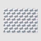 Decoupage straaljager militair tissuepapier (Voorkant)