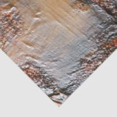 Decoupage Textured Faux Finish Koperkleur Tissuepapier (Detail)