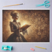 Decoupage Tissue Paper Gothic Victoriaans Lady Tissuepapier (Craft)