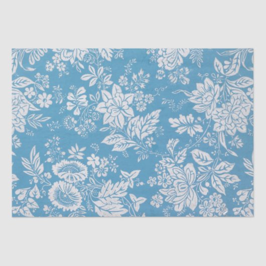 DECOUPAGE TISSUEPAPIER:  BLOEMEN BEHANG TISSUEPAPIER (Voorkant)