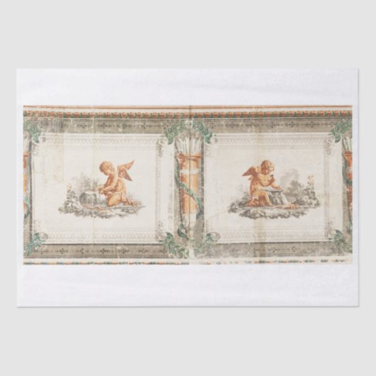 DECOUPAGE TISSUEPAPIER:  BLOEMFRIES TISSUEPAPIER (Voorkant)