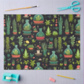 Decoupage tissuepapier glazen terrariumvazen (Craft)