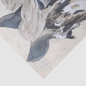 Decoupage tissuepapier, Paardenkop Tissuepapier (Detail)