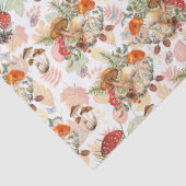 Découpage Tissuepapier Paddenstoelen Zwammen Herfs (Detail)