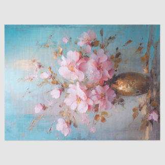 Decoupage tissuepapier - sierlijke bloemblaadjes c