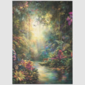 Decoupage Tropical Hawaii Rainforest Jungle Tissuepapier (Voorkant)