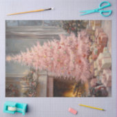 Decoupage vakantie kerstboom schilderen tissuepapier (Craft)