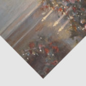 Decoupage vakantie kerstboom schilderen tissuepapier (Detail)