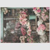 Decoupage Valentijn Flower Shop Display Tissuepapier (Voorkant)