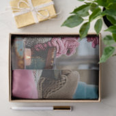 Decoupage Valentijn Highland Koe Truck Tissuepapier (Geschenk)