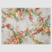 decoupage van bloemenpapier tissuepapier (Voorkant)