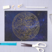 Decoupage van constellatie tissuepapier (Craft)