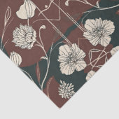 Decoupage van de Najaars Noir Bloesems Tissuepapier (Detail)