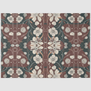 Decoupage van de Najaars Noir Bloesems Tissuepapier