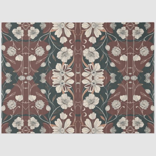 Decoupage van de Najaars Noir Bloesems Tissuepapier (Voorkant)